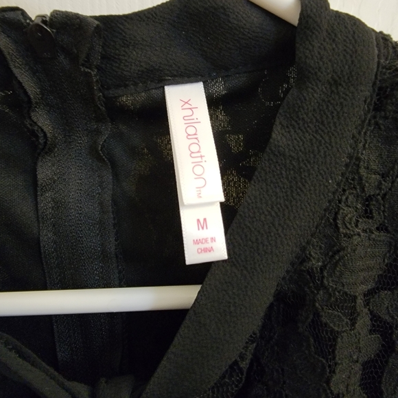 Xhilaration Black Lace Dress- Size Medium - Picture 5 of 8